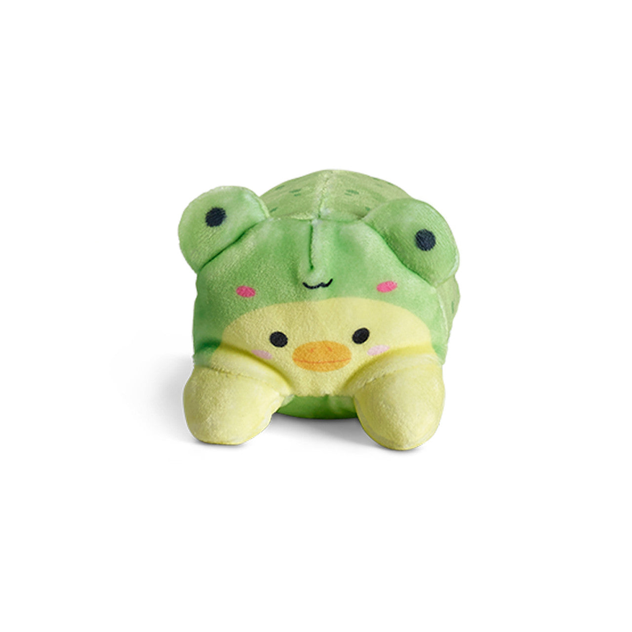 Sand-A-Roos Sensory Plush frog character cuddly toy in soft green and yellow design.