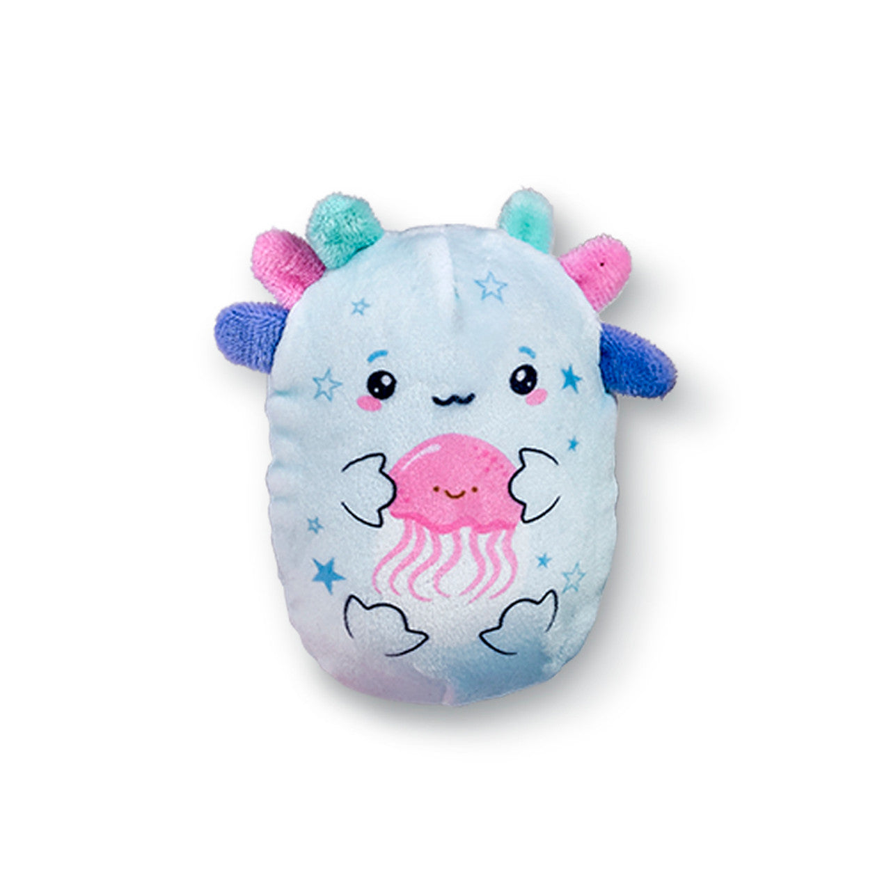 Bubble Stuffed Squishy Friends - Sea Life Edition - Alexis the Axolotl Aqua