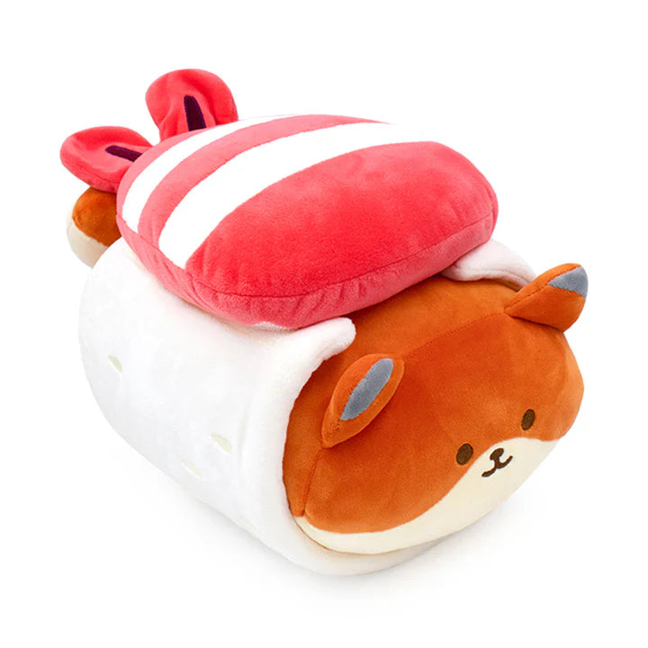 Anirollz Shrimp Sushi Foxiroll 12" Medium Outfitz Plush