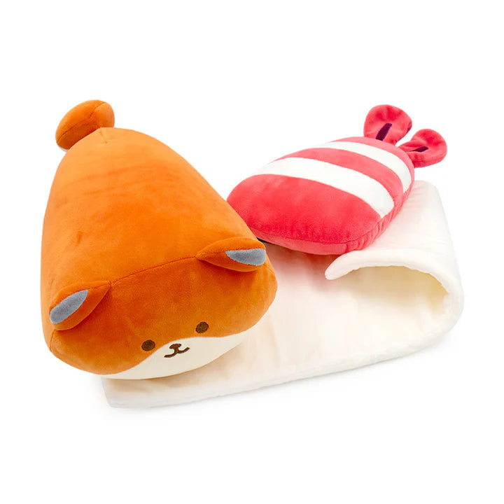 Anirollz Shrimp Sushi Foxiroll 12" Medium Outfitz Plush