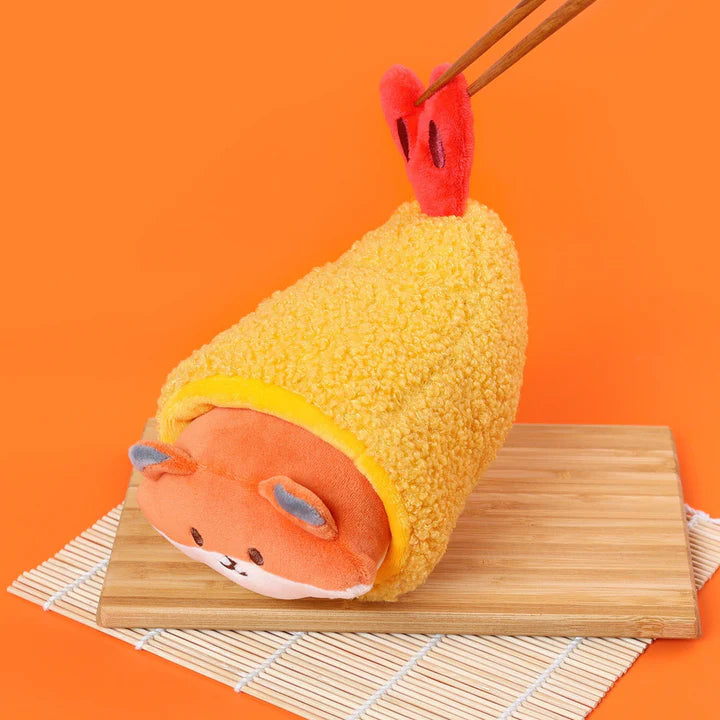Anirollz Sushi Shrimp Tempura Foxiroll 6" Small Outfitz Plush