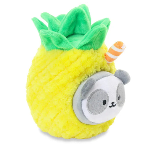 Anirollz Aloha Pineapple Juice Pandaroll 6" Small Outfitz Plush