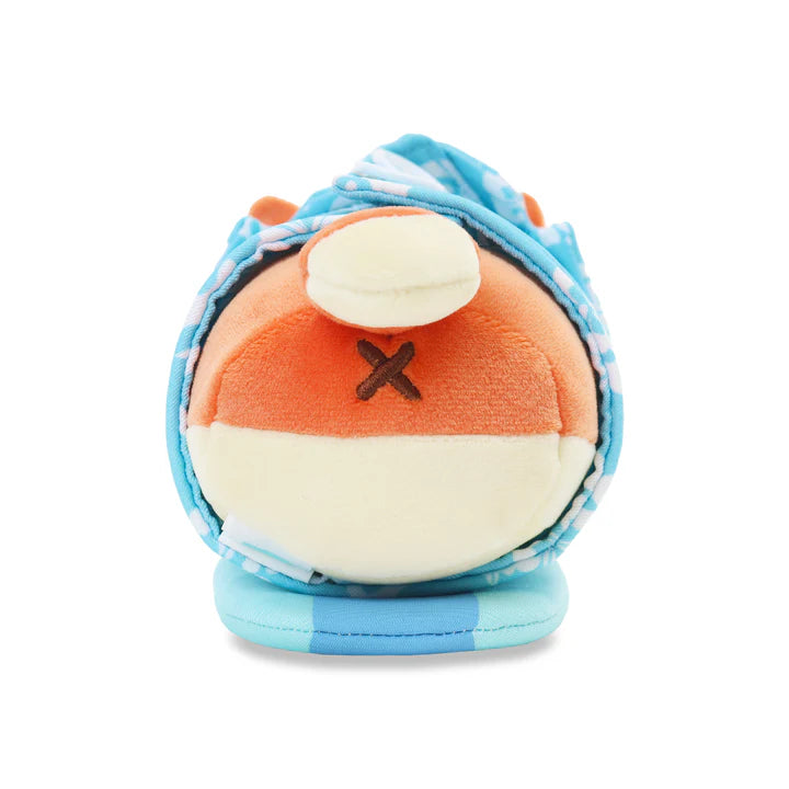 Anirollz Aloha Blue Hawaiian Shirt Foxiroll 6" Small Outfitz Plush