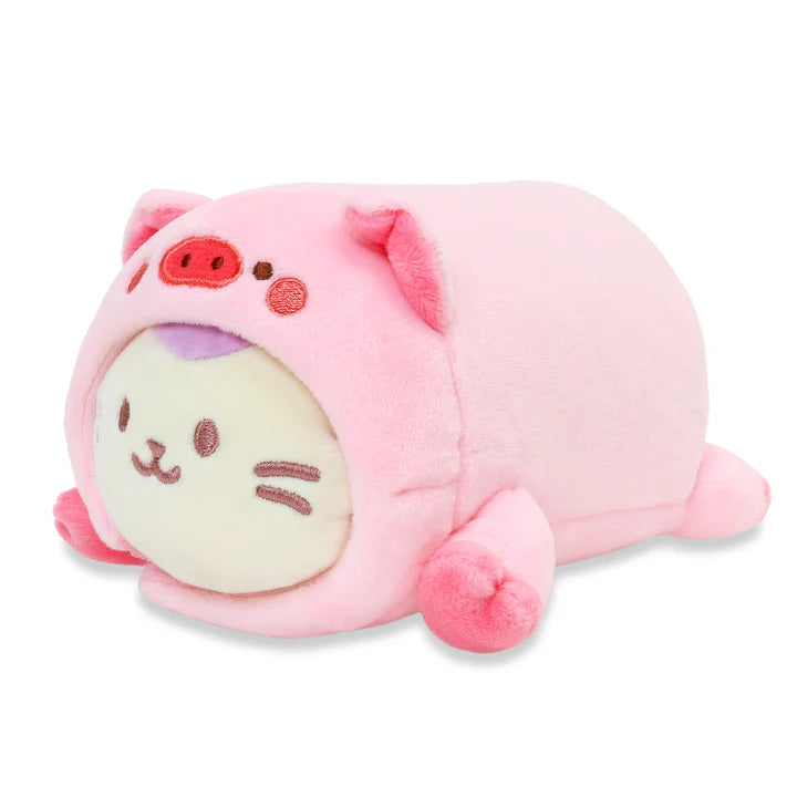 Anirollz in Animal Pig Lavender Kittiroll 6" Small Outfitz Plush