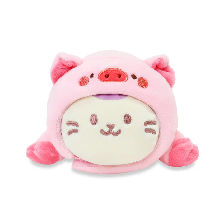 Anirollz in Animal Pig Lavender Kittiroll 6" Small Outfitz Plush