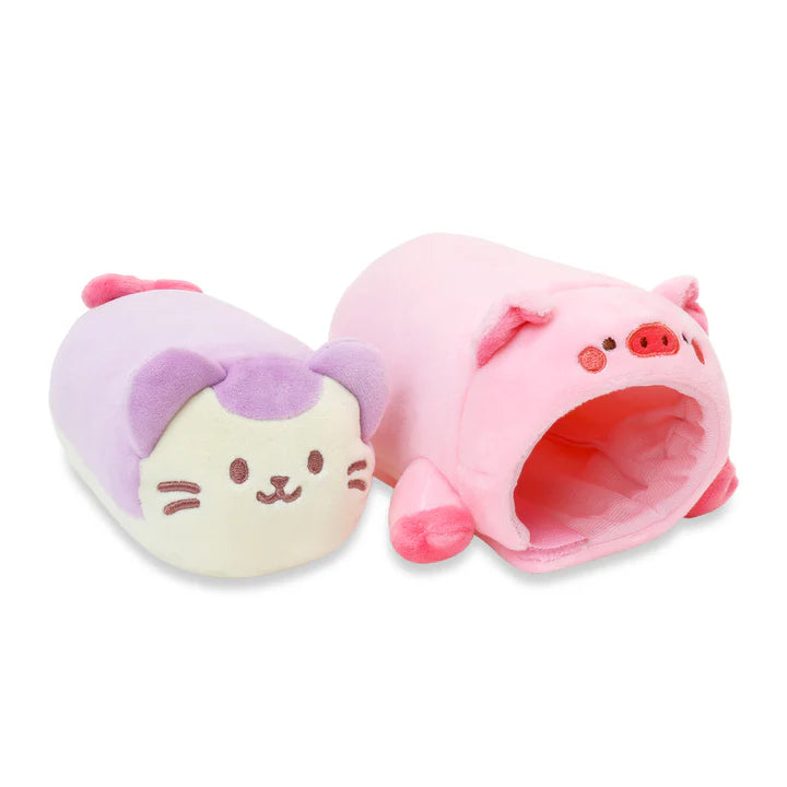 Anirollz in Animal Pig Lavender Kittiroll 6" Small Outfitz Plush