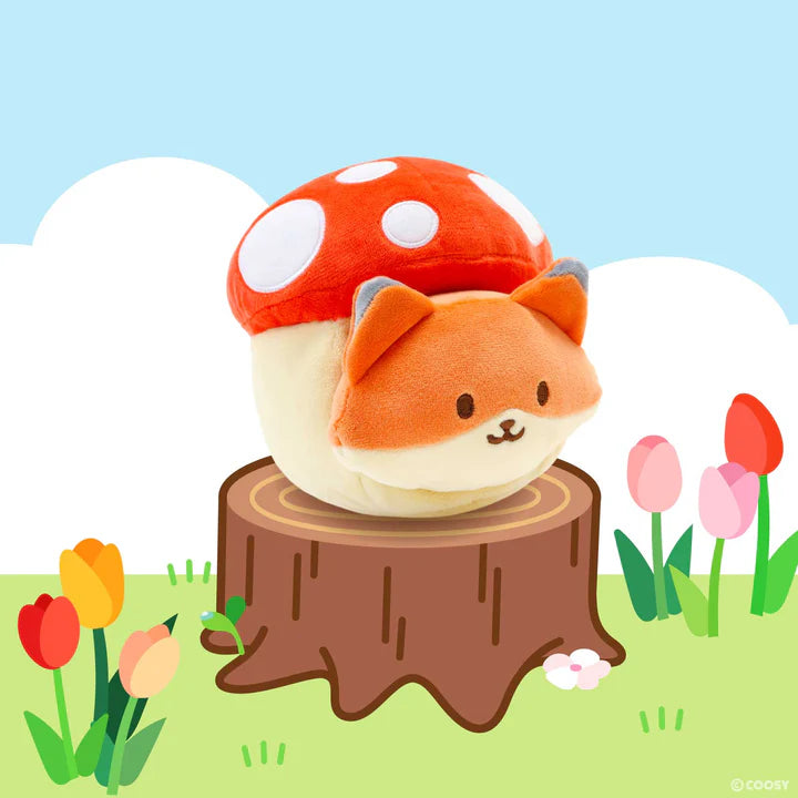 Anirollz Mushroom Foxiroll Small Outfitz Plush