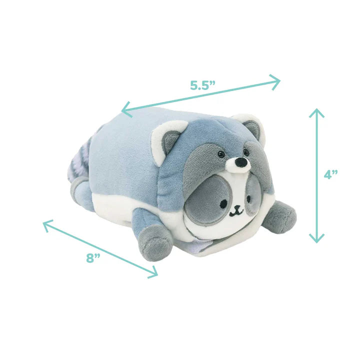 Anirollz Raccoon Pandaroll Small Outfitz Plush