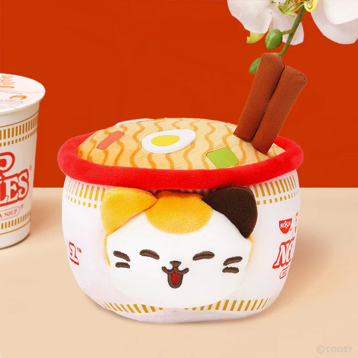 Anirollz x Nissin Cup Noodles Bowl 3 Color Kittiroll Small Outfitz Plush