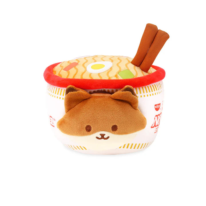 Anirollz x Nissin Cup Noodles Bowl Foxiroll Small Outfitz Plush