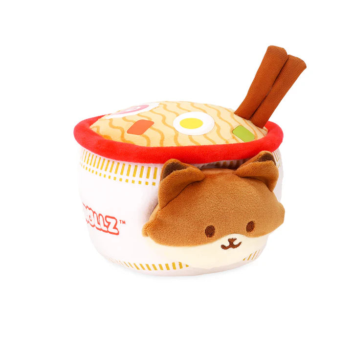Anirollz x Nissin Cup Noodles Bowl Foxiroll Small Outfitz Plush