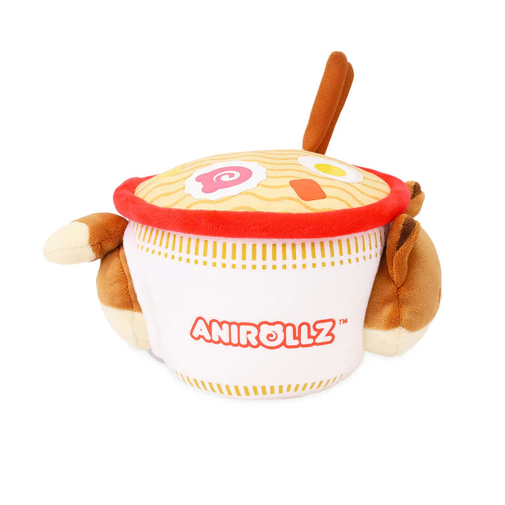 Anirollz x Nissin Cup Noodles Bowl Foxiroll Small Outfitz Plush