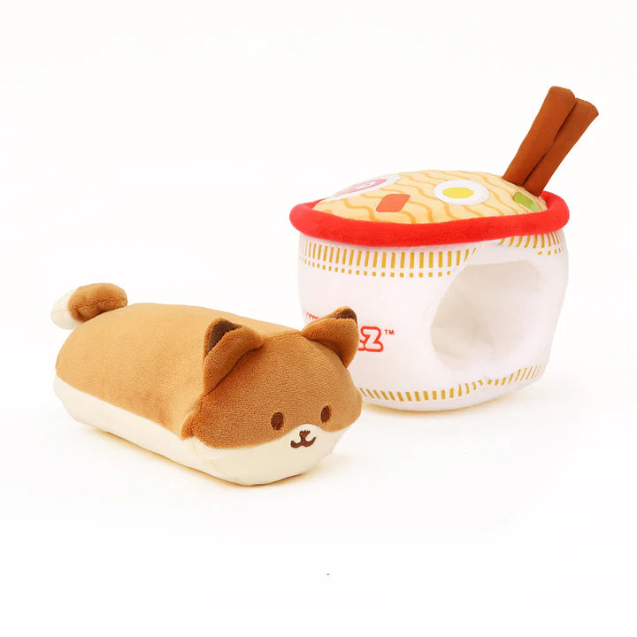 Anirollz x Nissin Cup Noodles Bowl Foxiroll Small Outfitz Plush