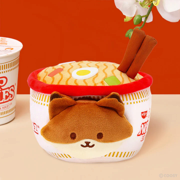 Anirollz x Nissin Cup Noodles Bowl Foxiroll Small Outfitz Plush