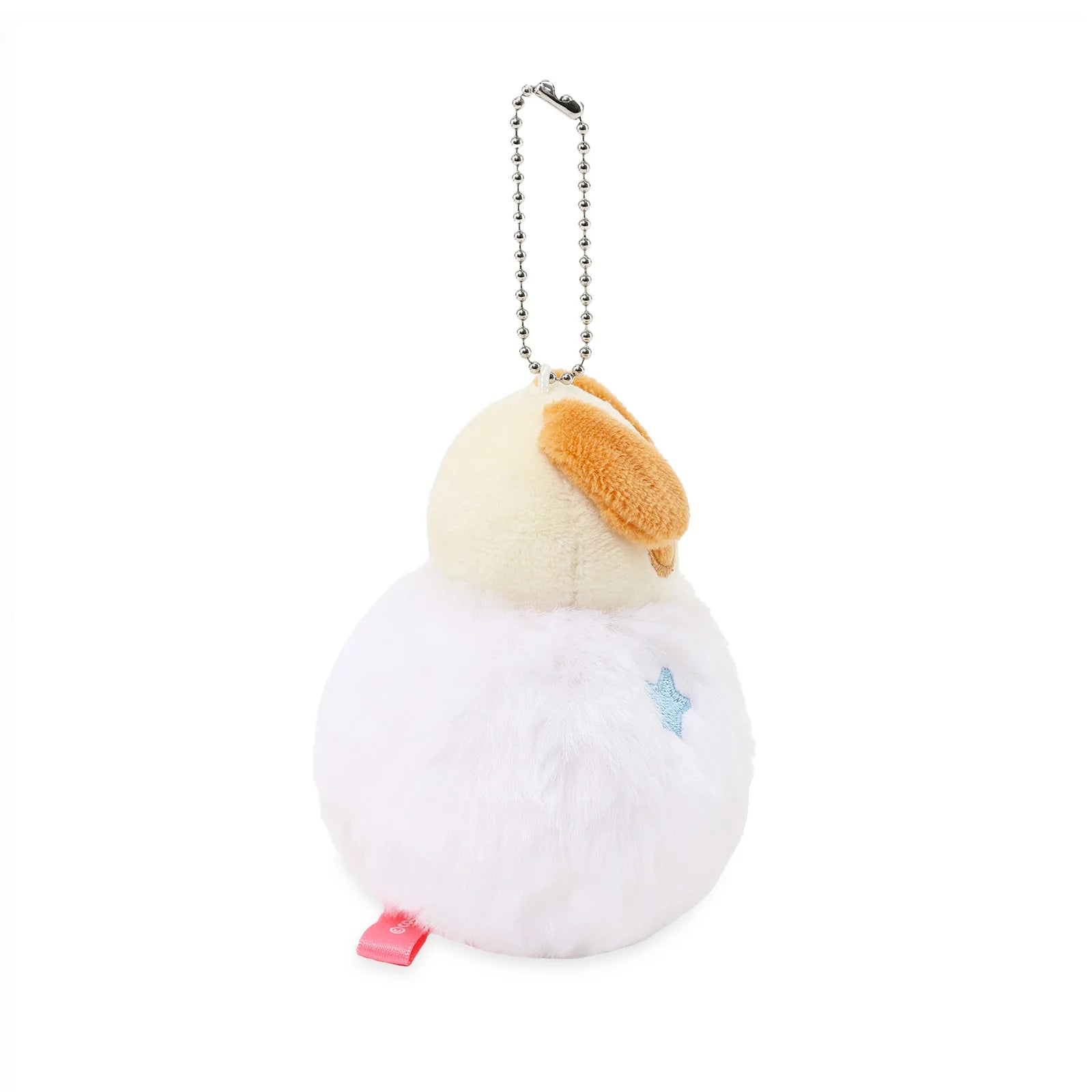 Side view Fluffy Ball Puppiroll Plush Charm