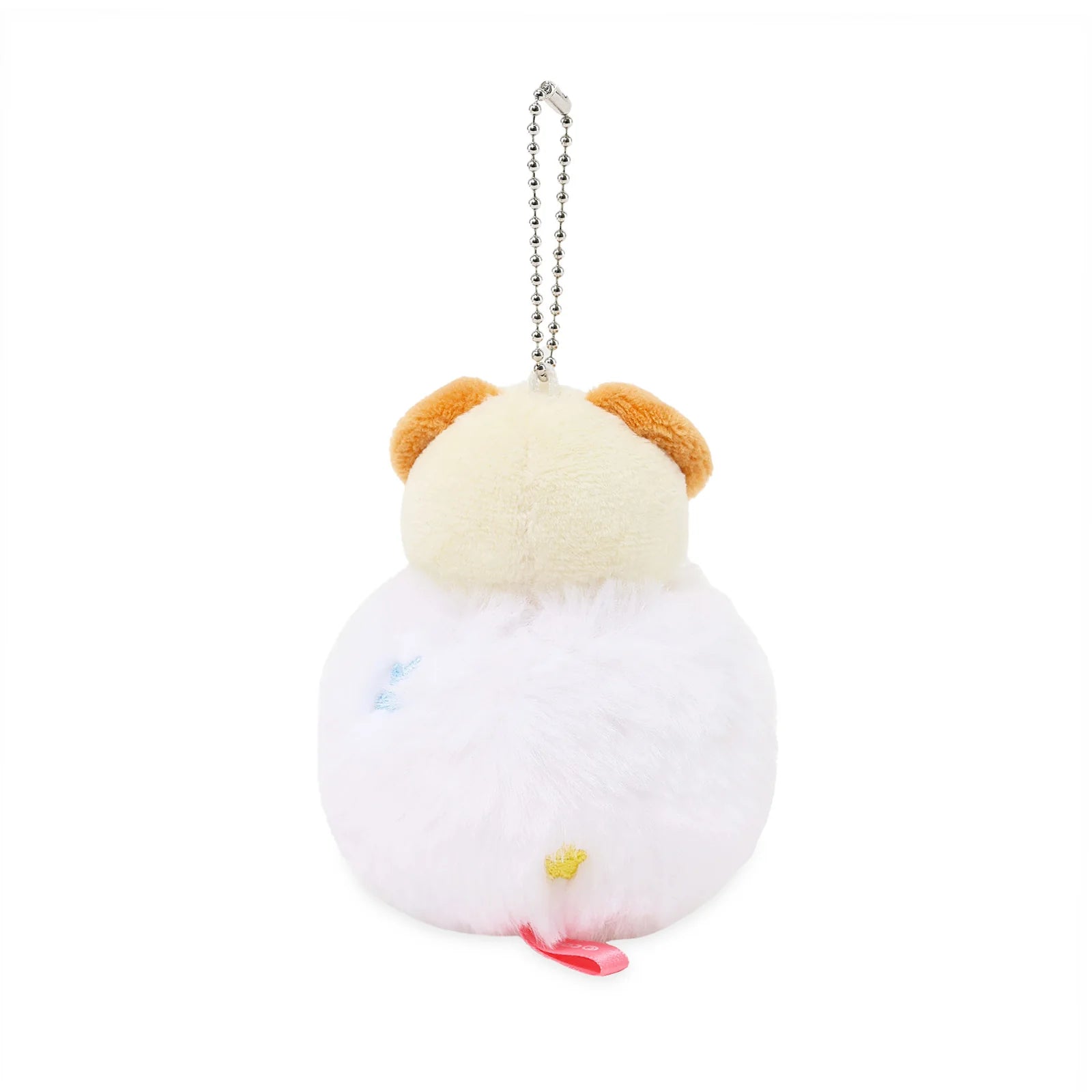 Back view Fluffy Ball Puppiroll Plush Charm