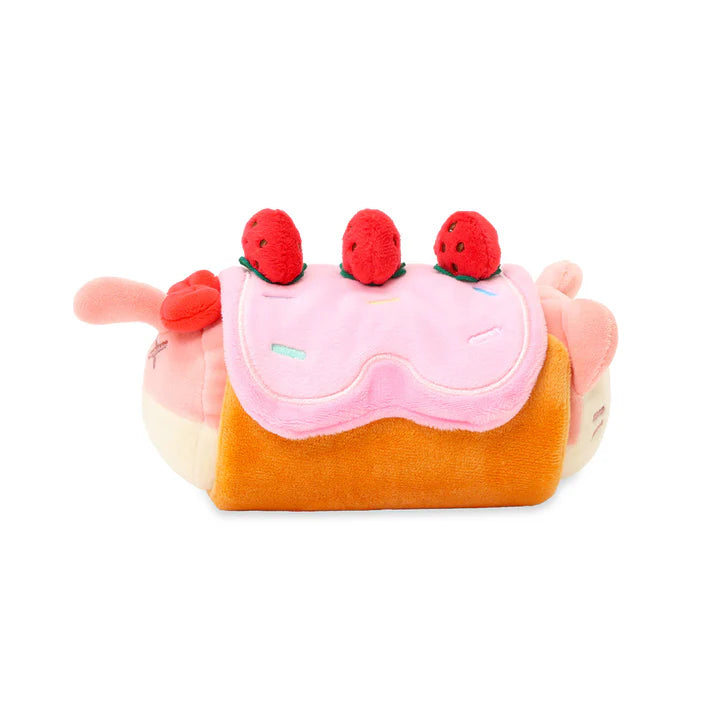 Anirollz Strawberry Rollcake Kittiroll 6" Small Outfitz Plush