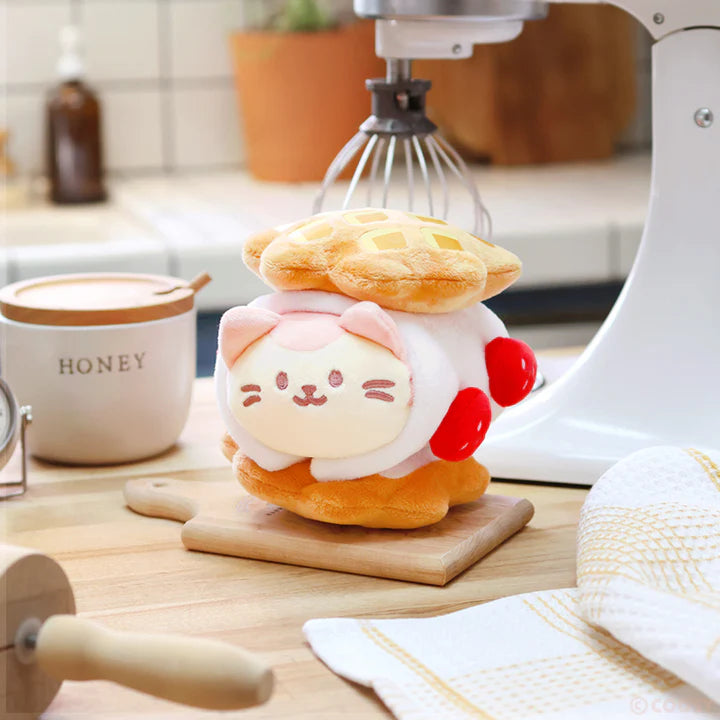 Anirollz Freshly Baked Waffle Kittiroll 6" Small Outfitz Plush
