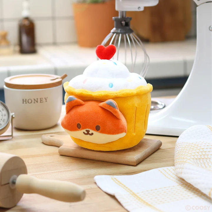 Anirollz Freshly Baked Cupcake Foxiroll 6" Small Outfitz Plush