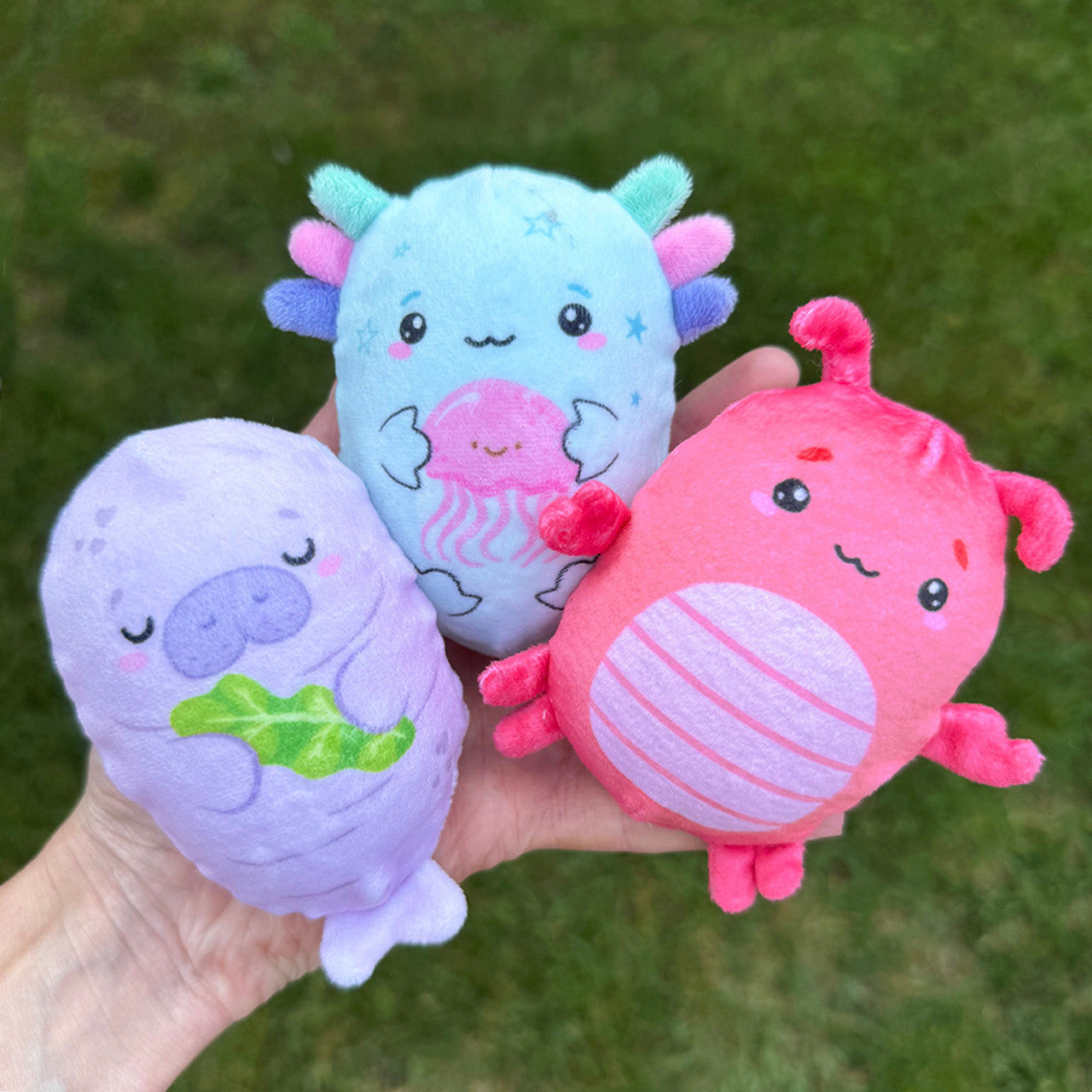 Bubble Stuffed Squishy Friends - Sea Life Edition - Alexis, Molly and Larry
