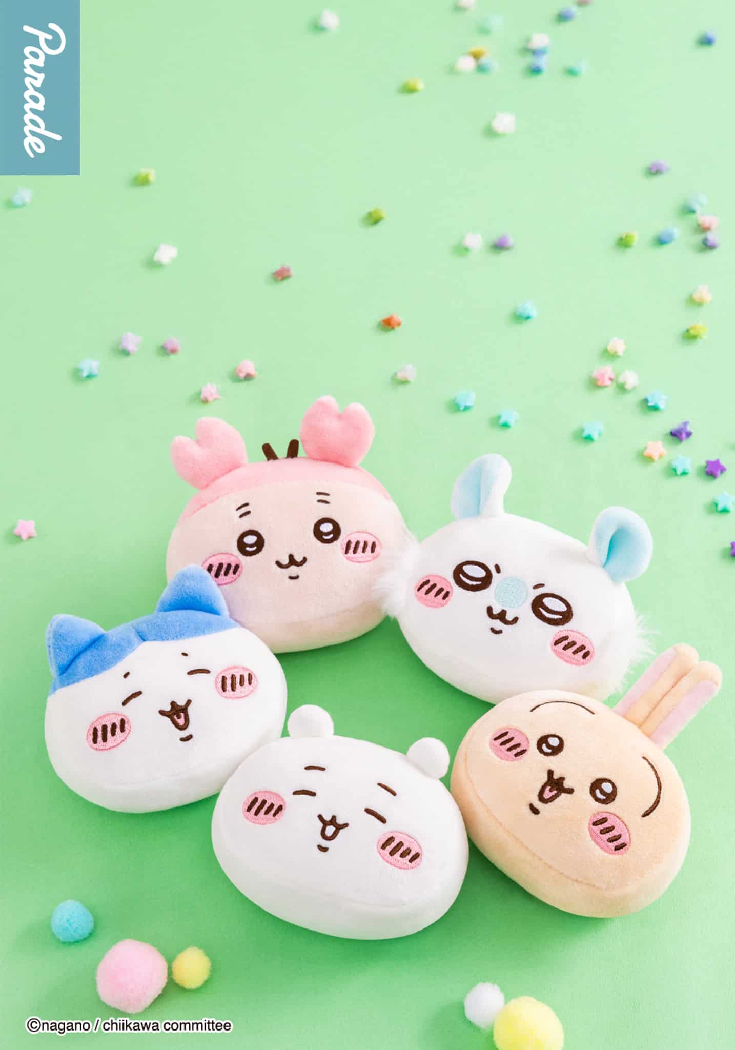 Chiikawa Mochimochi Face Mascot Vol 2 Blind Box packaging display
