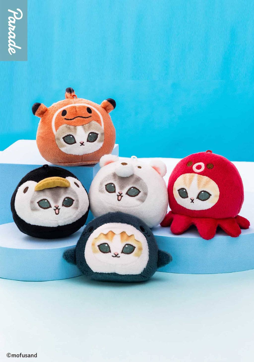 Mofusand Marine Life Meow Face Plush Blind Box surprise plush