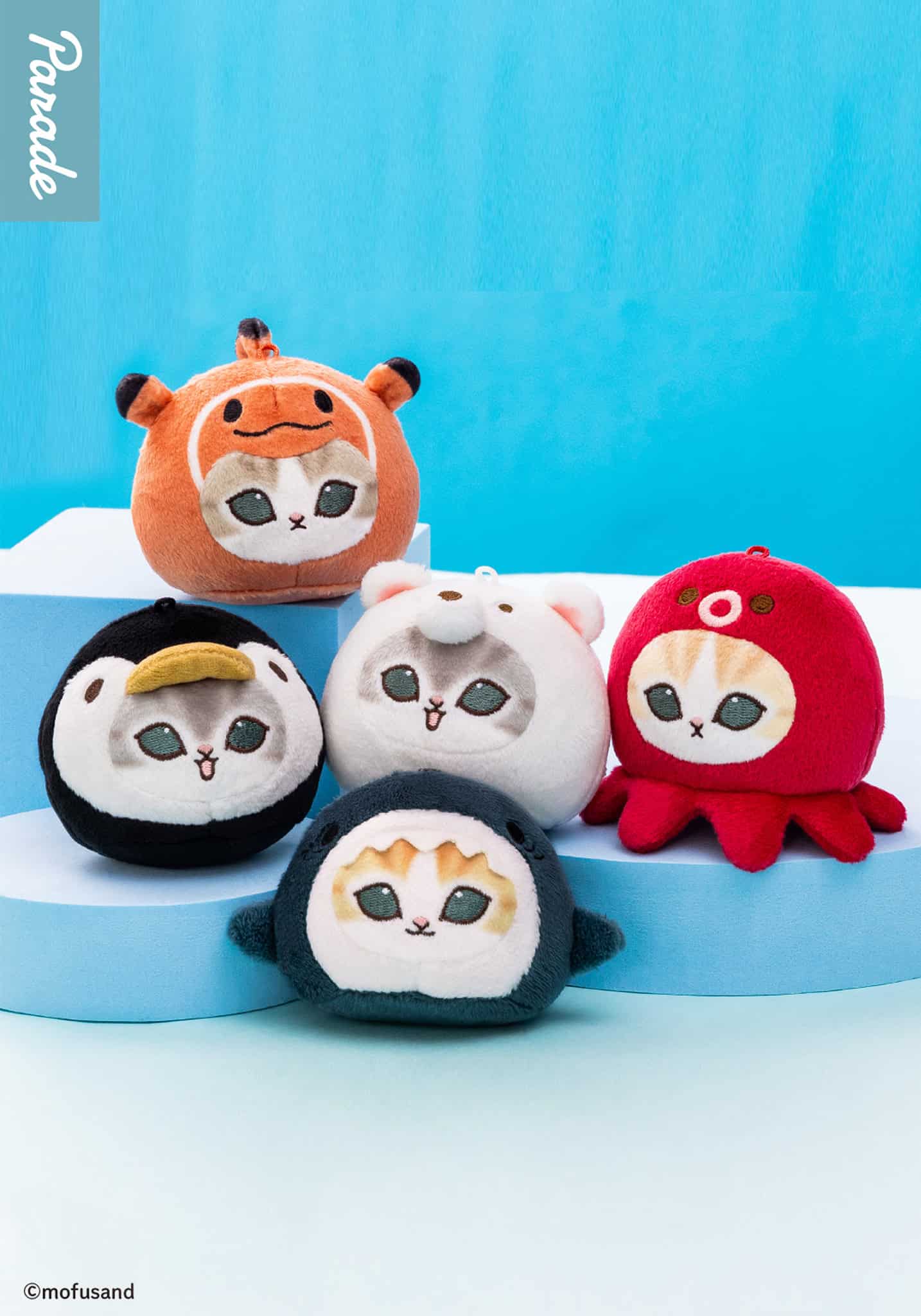 Mofusand Marine Life Meow Face Plush Blind Box surprise plush