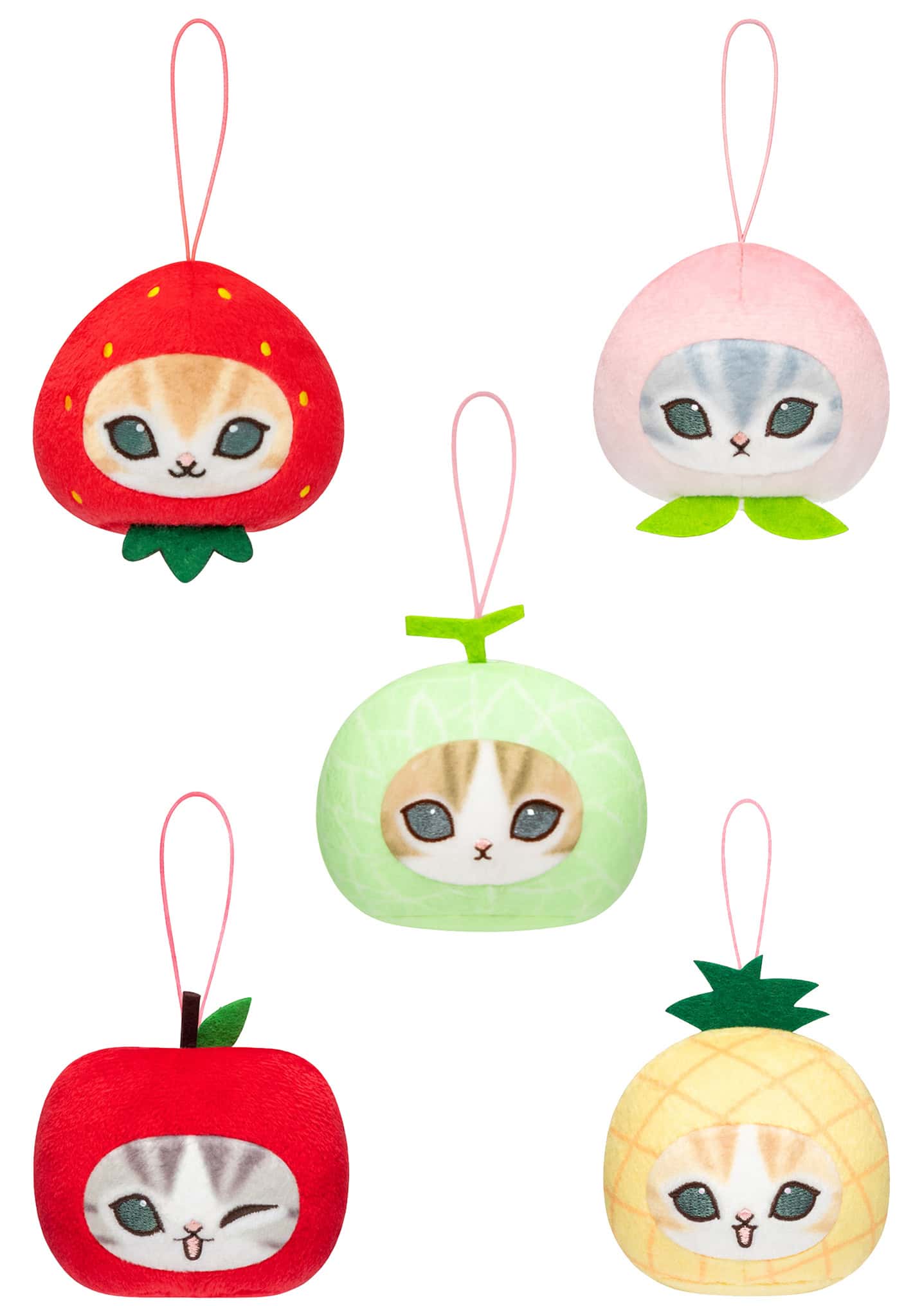 Mofusand Fresh Fruit Meow Face plush blind box display collection