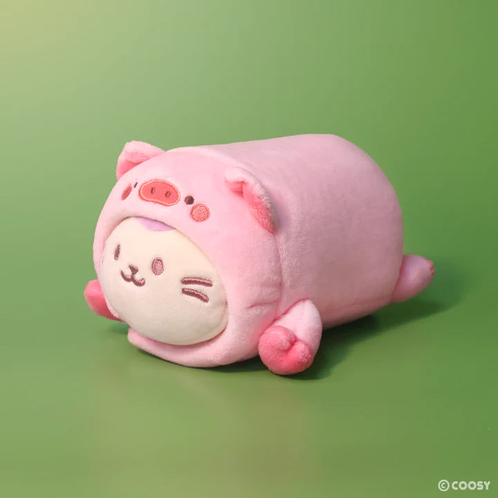 Anirollz in Animal Pig Lavender Kittiroll 6" Small Outfitz Plush