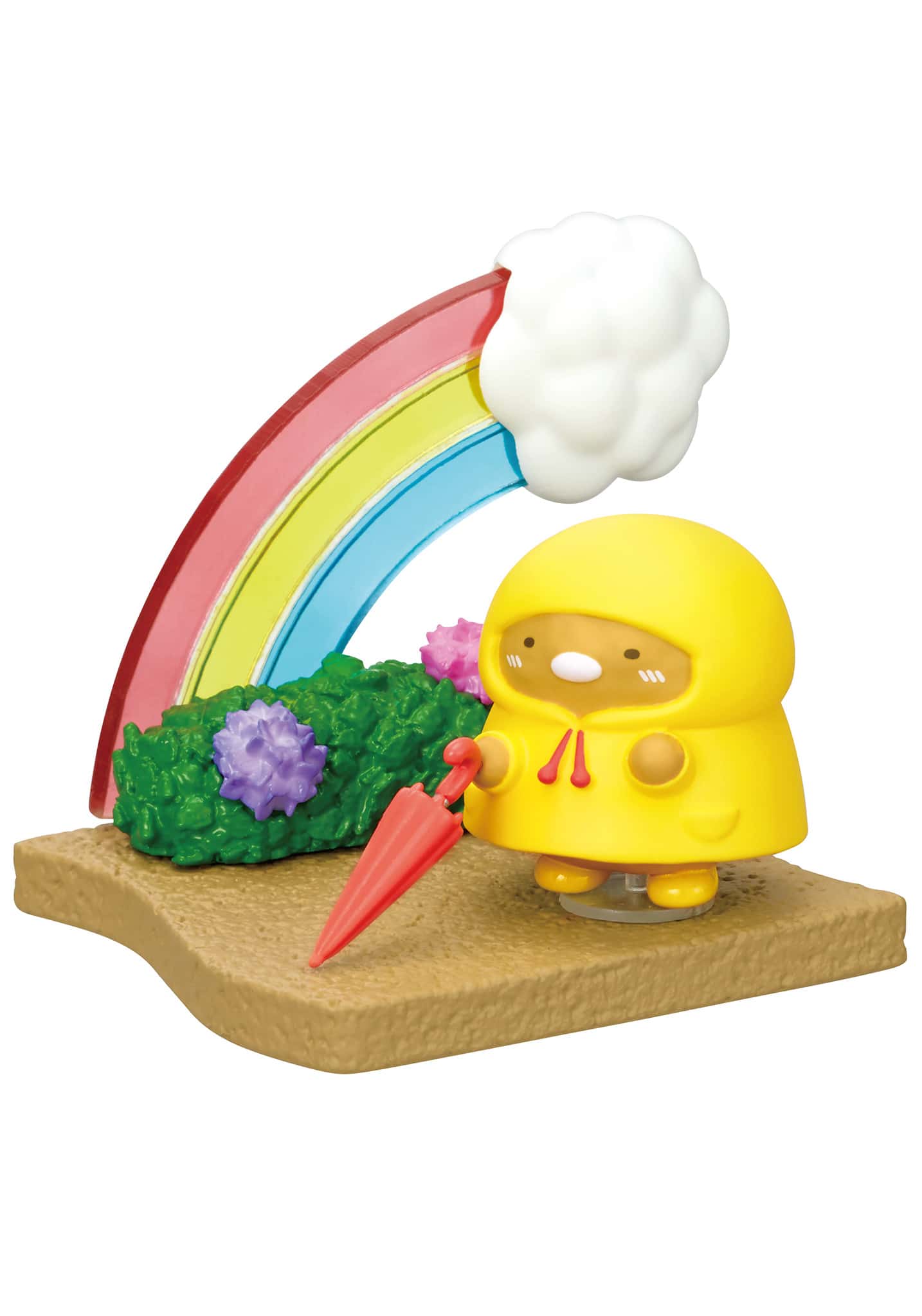Sumikkogurashi Walking on a Rainy Day Blind Box Re-Ment packaging