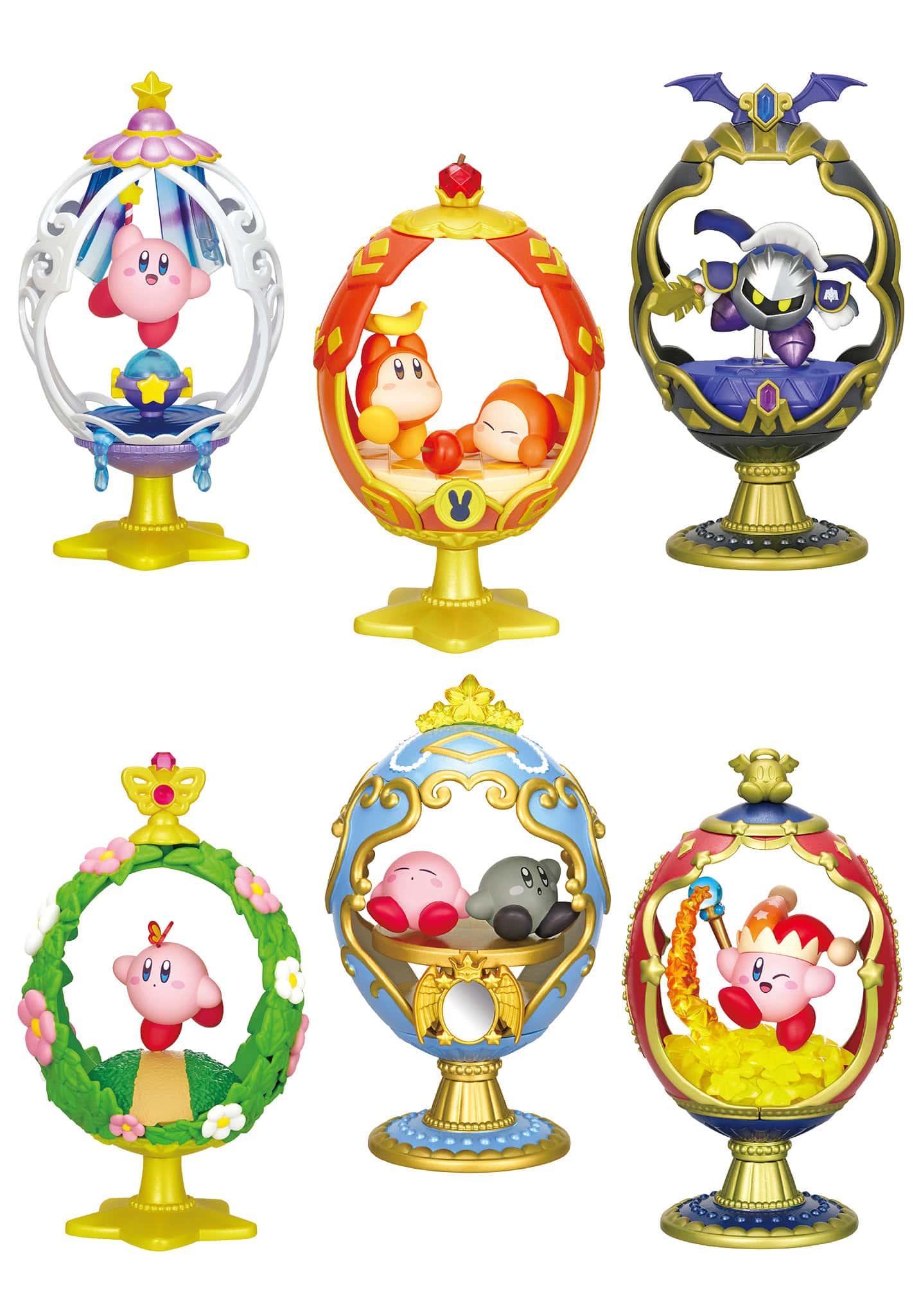 Kirby Ovaltique Collection Blind Box Re-Ment packaging display