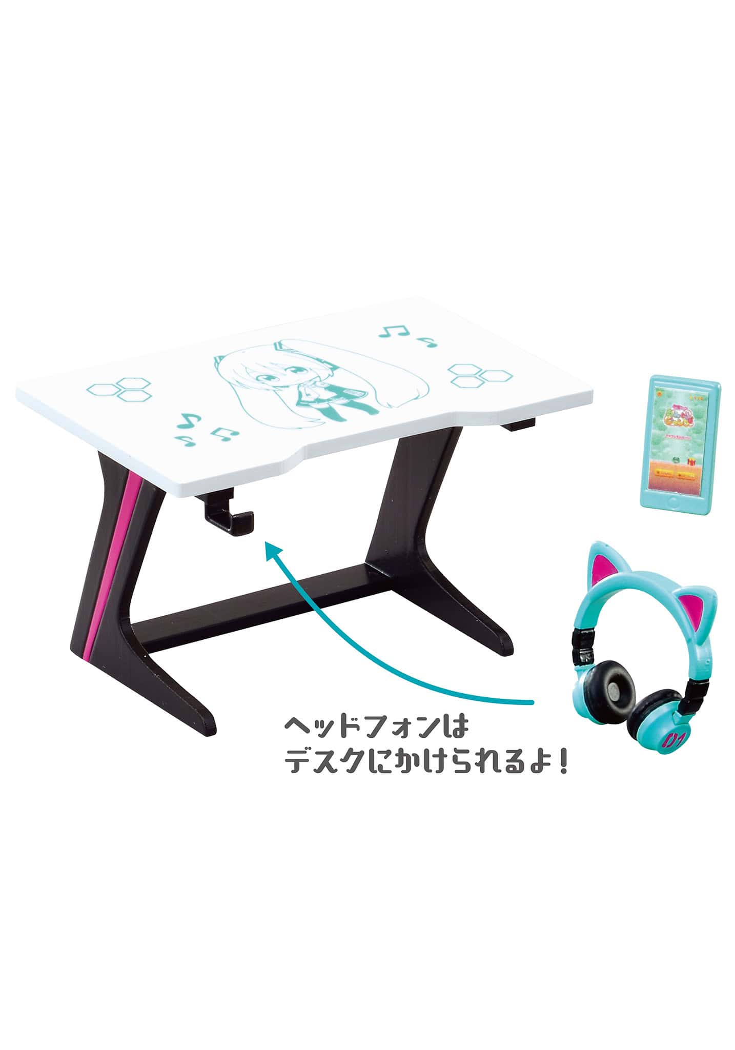 Miku Miku Room Blind Box by Re-Ment packaging display