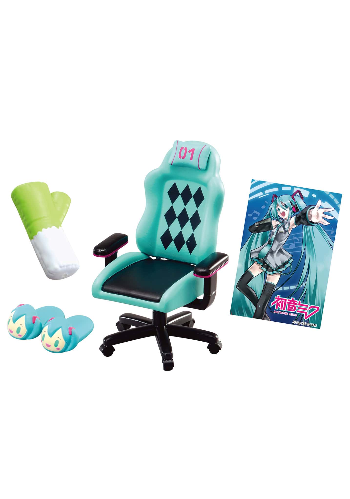 Miku Miku Room Blind Box by Re-Ment packaging display