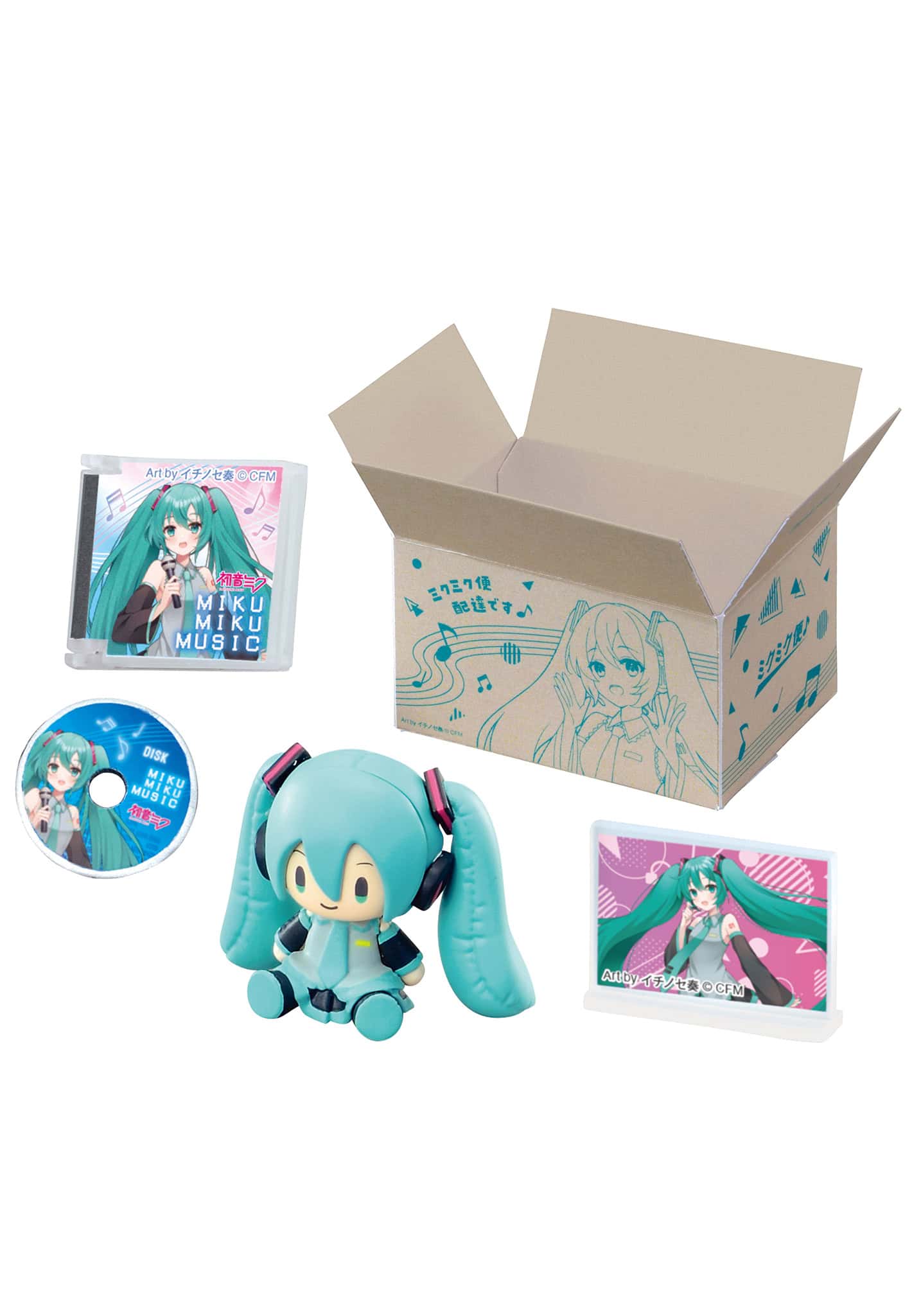 Miku Miku Room Blind Box by Re-Ment packaging display