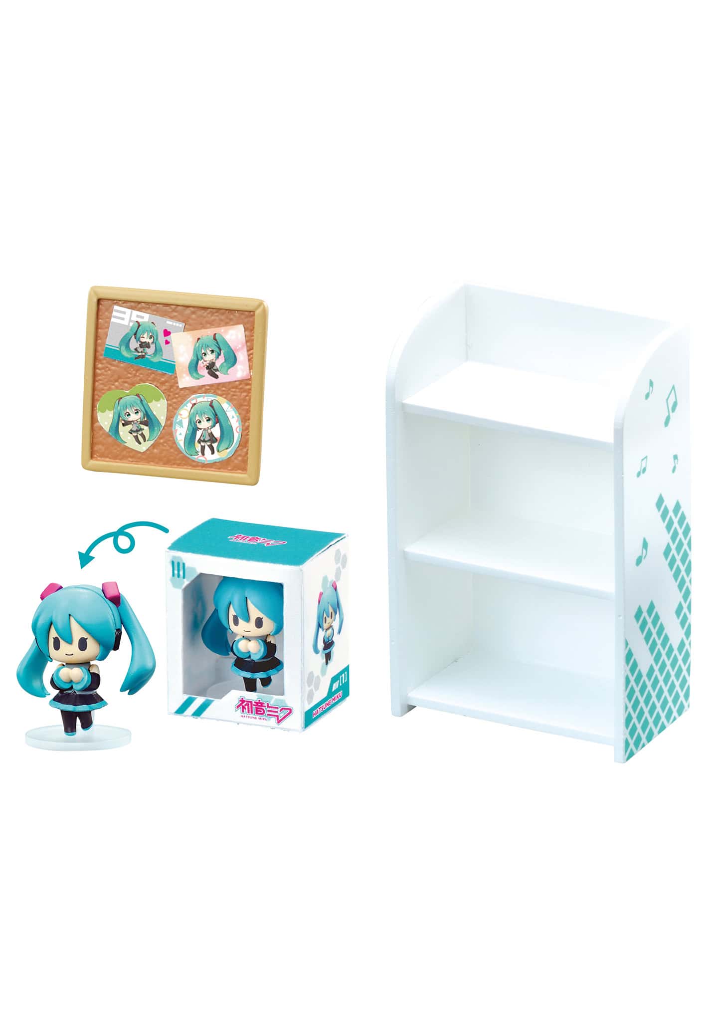 Miku Miku Room Blind Box by Re-Ment packaging display