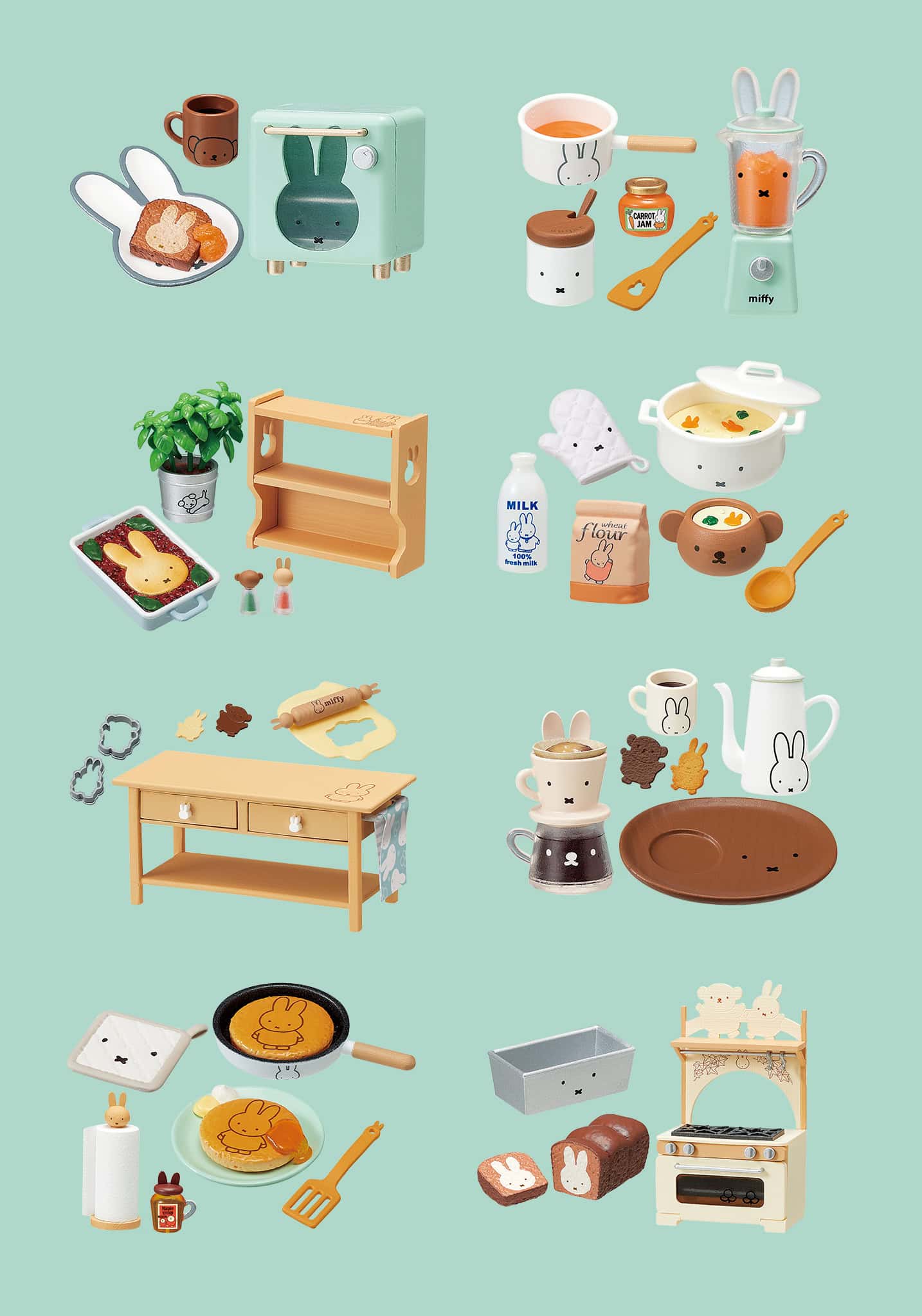 Miffy Natural Kitchen Blind Box surprise collectible toy set for kawaii collectors