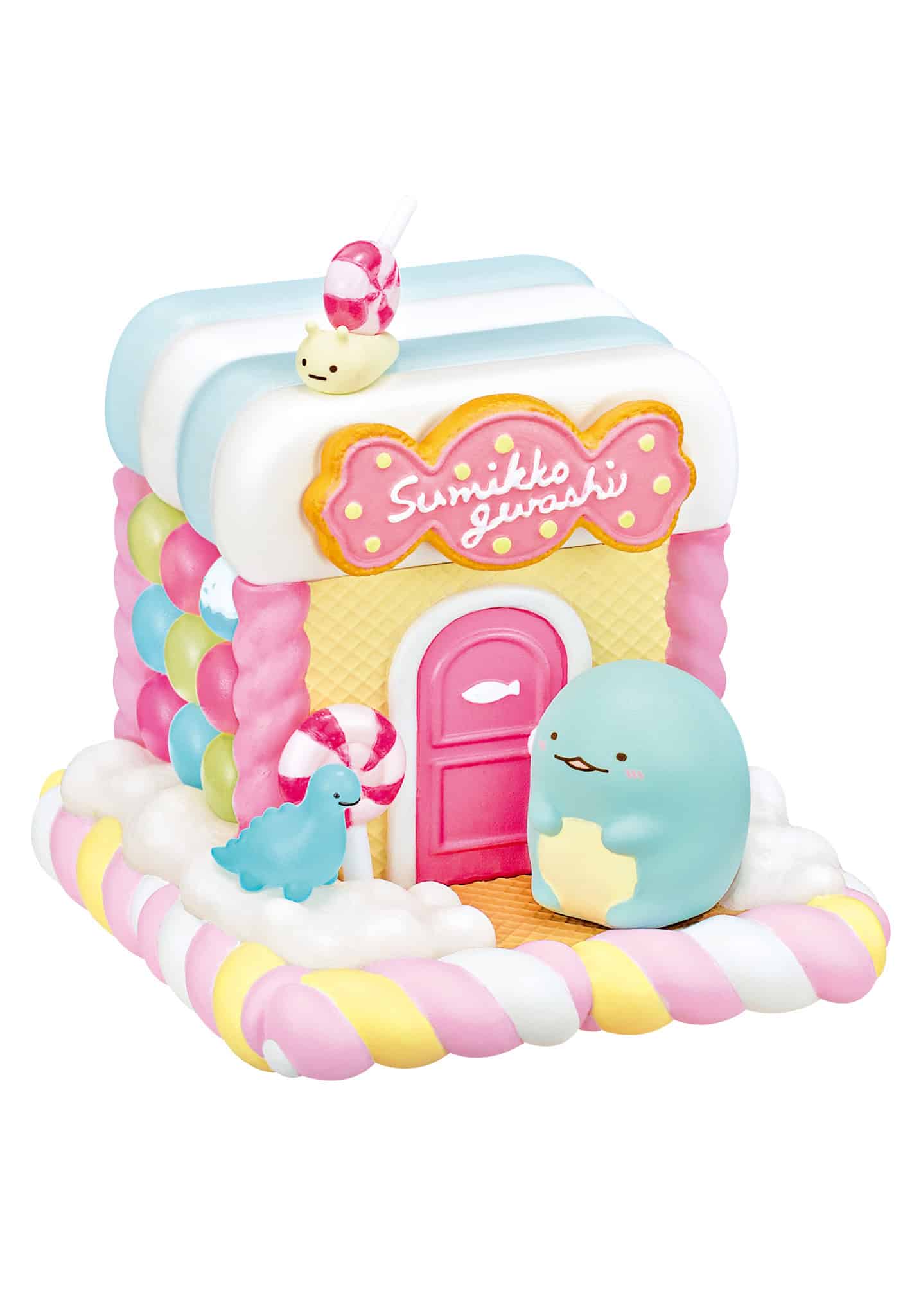 Sumikkogurashi Candy House Blind Box Re-Ment packaging display