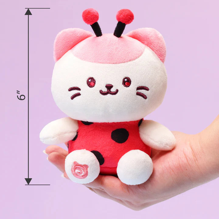 Anirollz Spring Ladybug Fairy Kittiroll Small Sitting Plush
