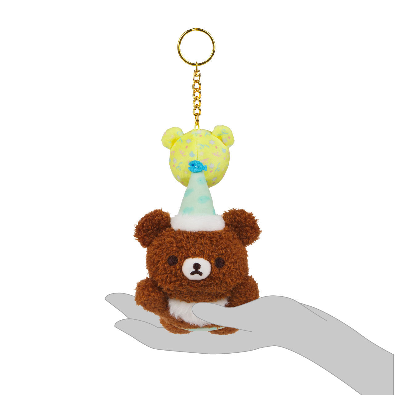 Chairoikoguma San-X Original Hanging HappyforYOU Series Keychain Plush